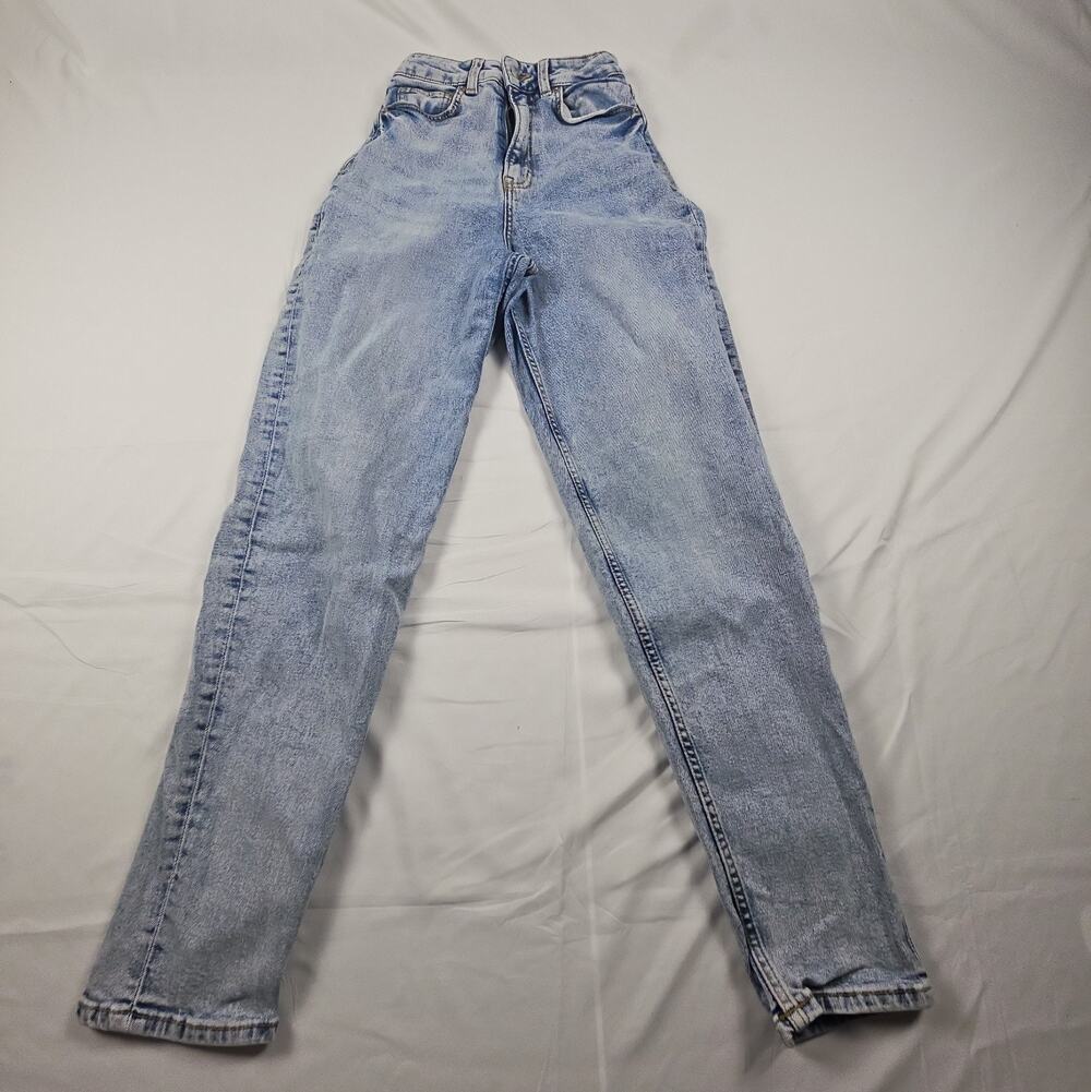 Women's Straight Leg Jeans Light Wash High Rise by H&M Divided 0